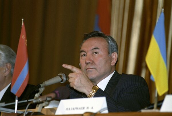 Президент Казахстана Н.Назарбаев на встрече глав 11 независимых государств, бывших республик СССР - Sputnik Казахстан