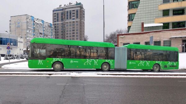 Новые экоавтобусы в Алматы - Sputnik Казахстан