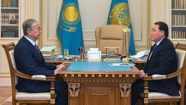 Президент Казахстана Касым-Жомарт Токаев принял премьер-министра Аскара Мамина - Sputnik Қазақстан