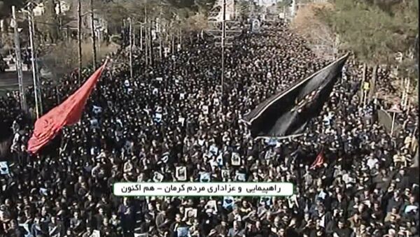 В Иране Тысячи человек по всей стране вышли на митинг после убийства генерала Сулеймани США - Sputnik Қазақстан