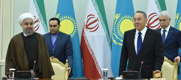 Встреча президентов Ирана и Казахстана в Астане - Sputnik Казахстан