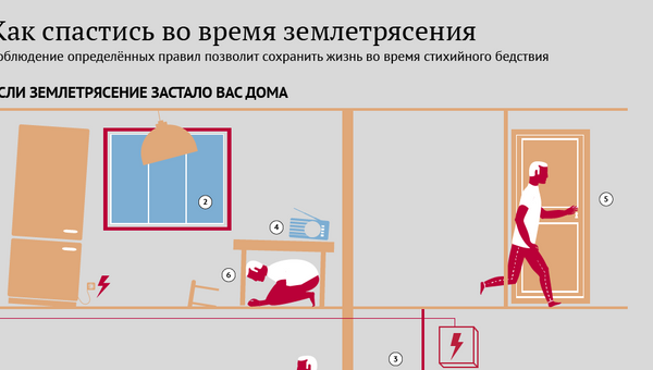 Как спастись во время землетрясения. Инфографика - Sputnik Казахстан