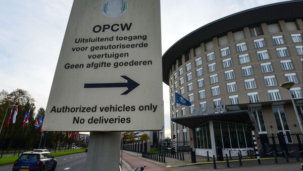 Вид на здание Организации по запрещению химического оружия в Гааге. - Sputnik Қазақстан