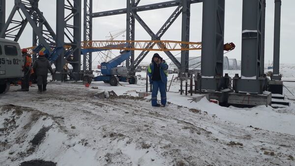 В строительной компании под Степногорском упала стрела крана. Погиб 32-летний рабочий - Sputnik Казахстан