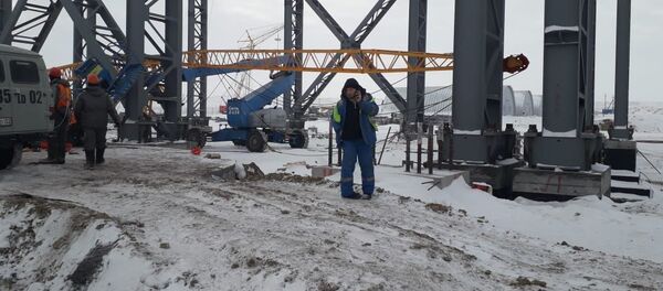 В строительной компании под Степногорском упала стрела крана. Погиб 32-летний рабочий - Sputnik Казахстан