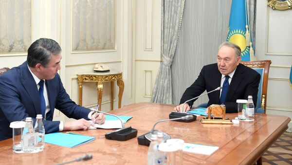 Первый президент Казахстана Нурсултан Назарбаев встретился с секретарем Совбеза Асетом Исекешевым - Sputnik Казахстан