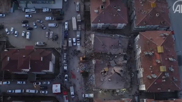 Последствия землетрясения в Турции с высоты птичьего полета - Sputnik Қазақстан