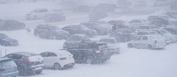 Снегопад в Нур-Султане - Sputnik Казахстан