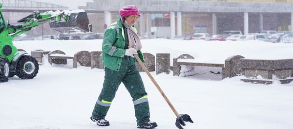  Снегопад в Нур-Султане - Sputnik Казахстан