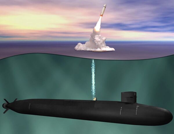 Иллюстрация подводной лодки Ohio Replacement - Sputnik Казахстан