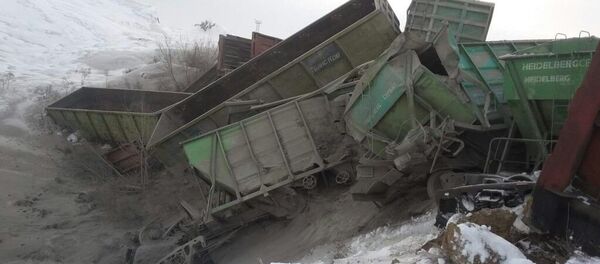 Сход вагона в Восточно-Казахстанской области Сход вагона в Восточно-Казахстанской области - Sputnik Казахстан