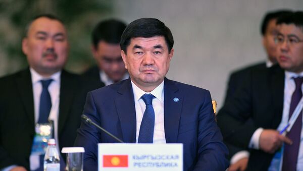Премьер-министр Киргизии Мухаммедкалый Абылгазиев на заседании Евразийского межправительственного совета в расширенном составе - Sputnik Казахстан