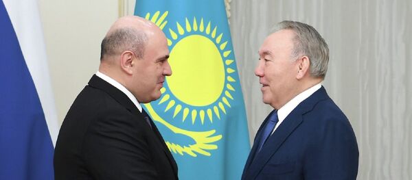 Нурсултан Назарбаев и Михаил Мишустин - Sputnik Қазақстан