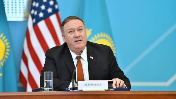 Государственный секретарь США Майк Помпео - Sputnik Казахстан