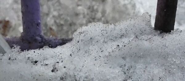 Черный снег в Темиртау - Sputnik Казахстан