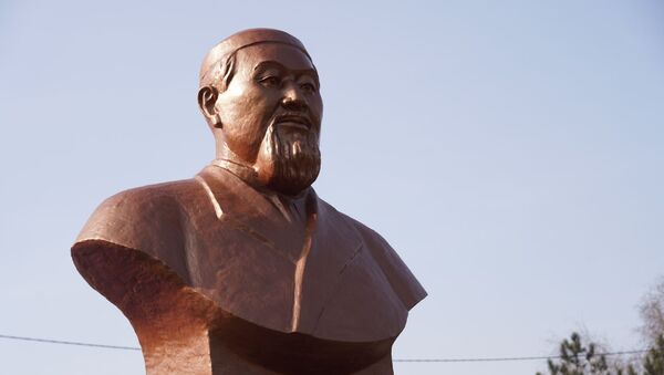 Памятник Абаю в Жетысуйсом районе - Sputnik Қазақстан