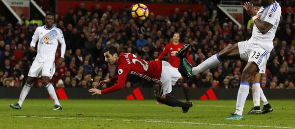 Футболист сборной Армении и Манчестер Юнайтед Генрих Мхитарян Футболист сборной Армении и Манчестер Юнайтед Генрих Мхитарян - Sputnik Казахстан