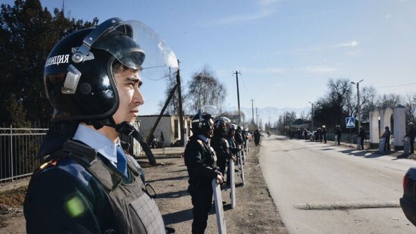 Полицейские в Кордае - Sputnik Казахстан