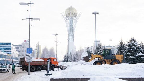 Морозная погода в Нур-Султане - Sputnik Казахстан