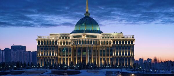 Акорда ночью Акорда ночью - Sputnik Казахстан