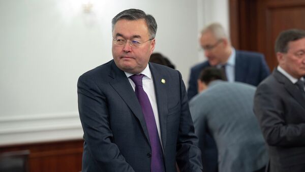 Министр иностранных дел Тлеуберди Мухтар - Sputnik Казахстан