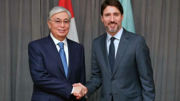 Глава государства Касым-Жомарт Токаев провел встречу с Премьер-министром Канады Джастином Трюдо - Sputnik Казахстан