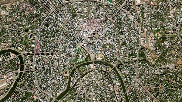 Изображение из космоса города Москвы, Россия - Sputnik Казахстан