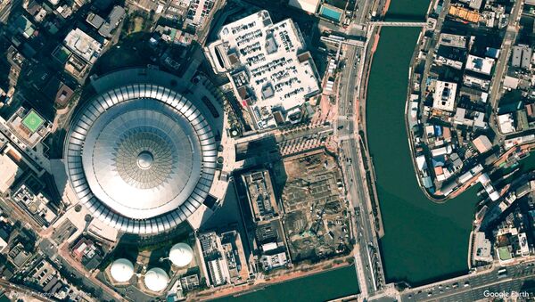 Изображение из космоса города Осака, Япония. - Sputnik Казахстан