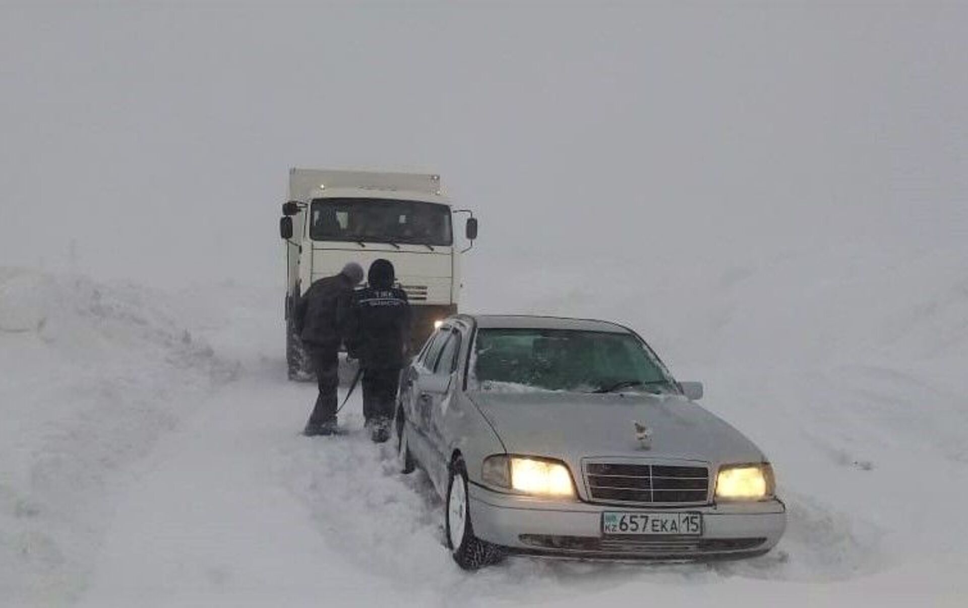 в казахстане на дорогах