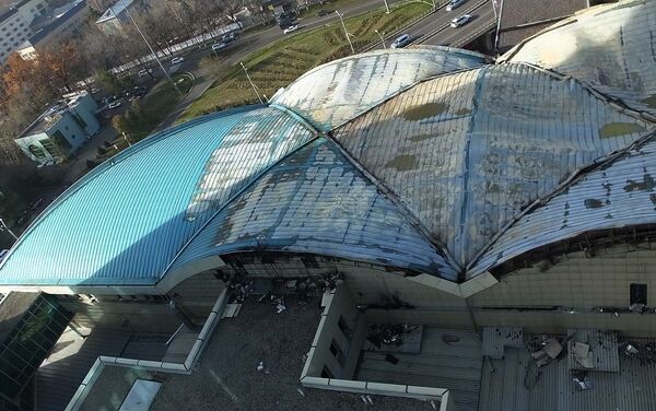 Последствия пожара в Almaty Towers - Sputnik Казахстан