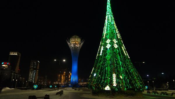 Новогодние елки в Астане - Sputnik Казахстан
