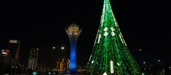 Новогодние елки в Астане - Sputnik Казахстан