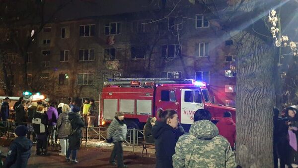 Пожар в квартире в мкр.№3  - Sputnik Казахстан