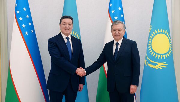 Сегодня в городе Ташкенте премьер-министр Аскар Мамин встретился с президентом Узбекистана Шавкатом Мирзиёевым - Sputnik Казахстан