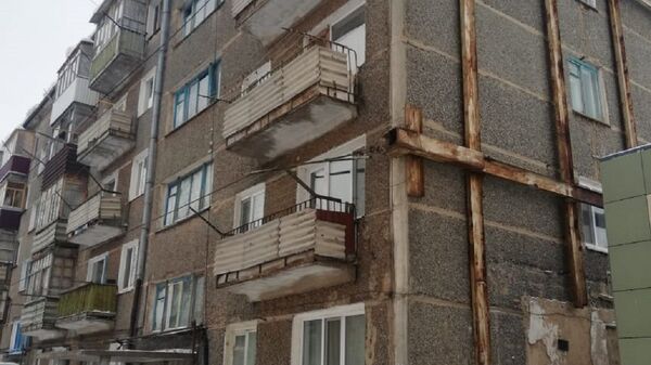 Аварийный дом в Кокшетау - Sputnik Казахстан