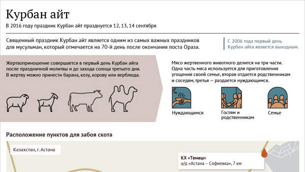 Места в Астане для забоя скота в Курбан айт - Sputnik Казахстан