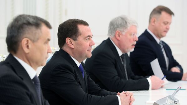 Рабочая поездка заместителя председателя Совета безопасности РФ  Д. Медведева в Казахстан - Sputnik Казахстан