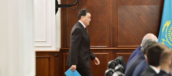 Премьер-министр Аскар Мамин  - Sputnik Казахстан