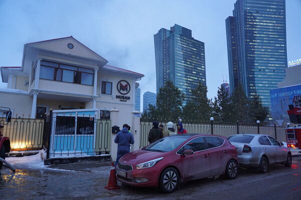 В дипгородке на левом берегу Нур-Султана произошел пожар - фото - Sputnik Казахстан