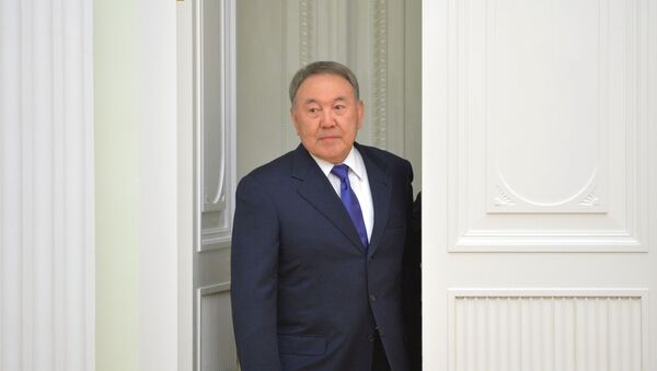 Нурсултан Назарбаев во время встречи с президентом России Владимиром Путиным в Кремле, архивное фото - Sputnik Қазақстан