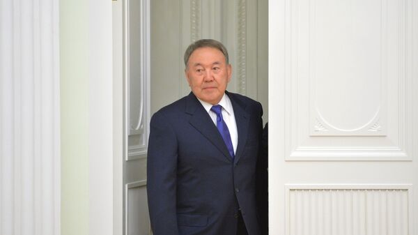 Нурсултан Назарбаев во время встречи с президентом России Владимиром Путиным в Кремле, архивное фото - Sputnik Қазақстан