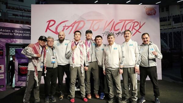 Казахстанская сборная по боксу завоевала 9 олимпийских лицензий - Sputnik Казахстан