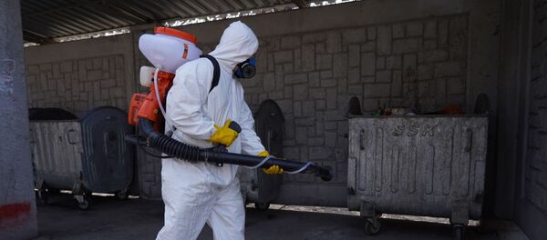 Обработка от коронавируса Алматы  - Sputnik Казахстан