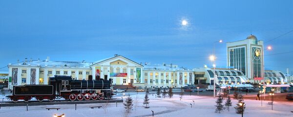 Железнодорожный вокзал Астаны Железнодорожный вокзал Астаны - Sputnik Казахстан