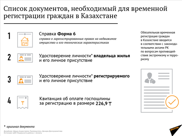 Документы для временной регистрации в Казахстане Документы для временной регистрации в Казахстане - Sputnik Казахстан