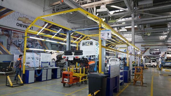 Завод СарыаркаАвтоПром в Костанае, где совместно с UzAuto Motors началась сборка Chevrolet - Sputnik Казахстан