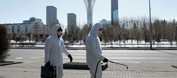 Дезинфекция в Нур-Султане - Sputnik Казахстан