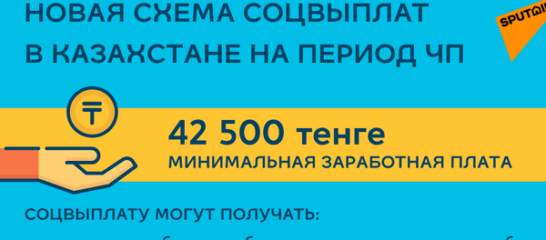 Схема соцвыплат на период ЧП - Sputnik Казахстан