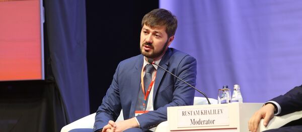 Директор по транспорту ТОО Астана LRT Рустам Халилев Директор по транспорту ТОО Астана LRT Рустам Халилев - Sputnik Казахстан