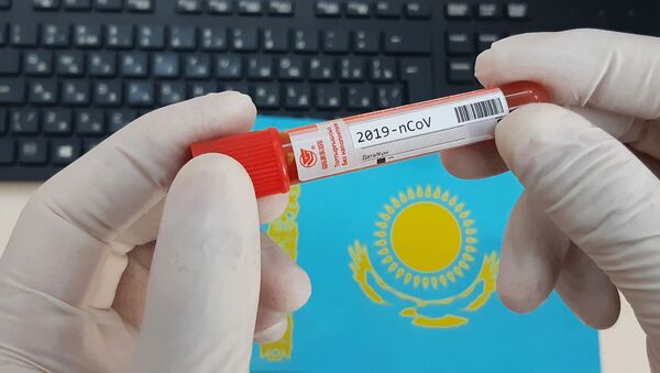 Пробирка с пробой на коронавирус  - Sputnik Казахстан